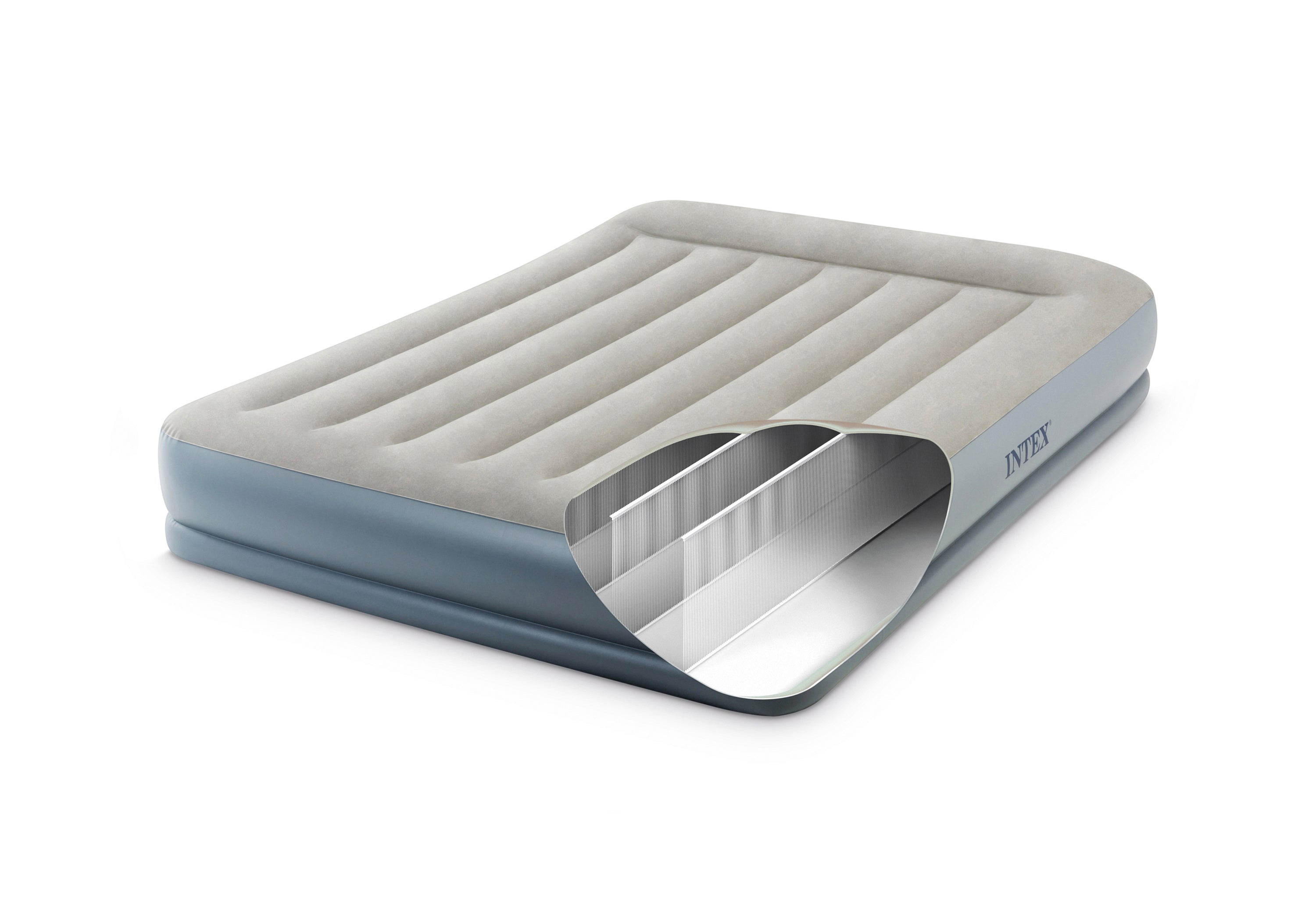 INTEX Queen Dura-Beam� Air Mattress w/ Built-In USB Electric Pump 64118
