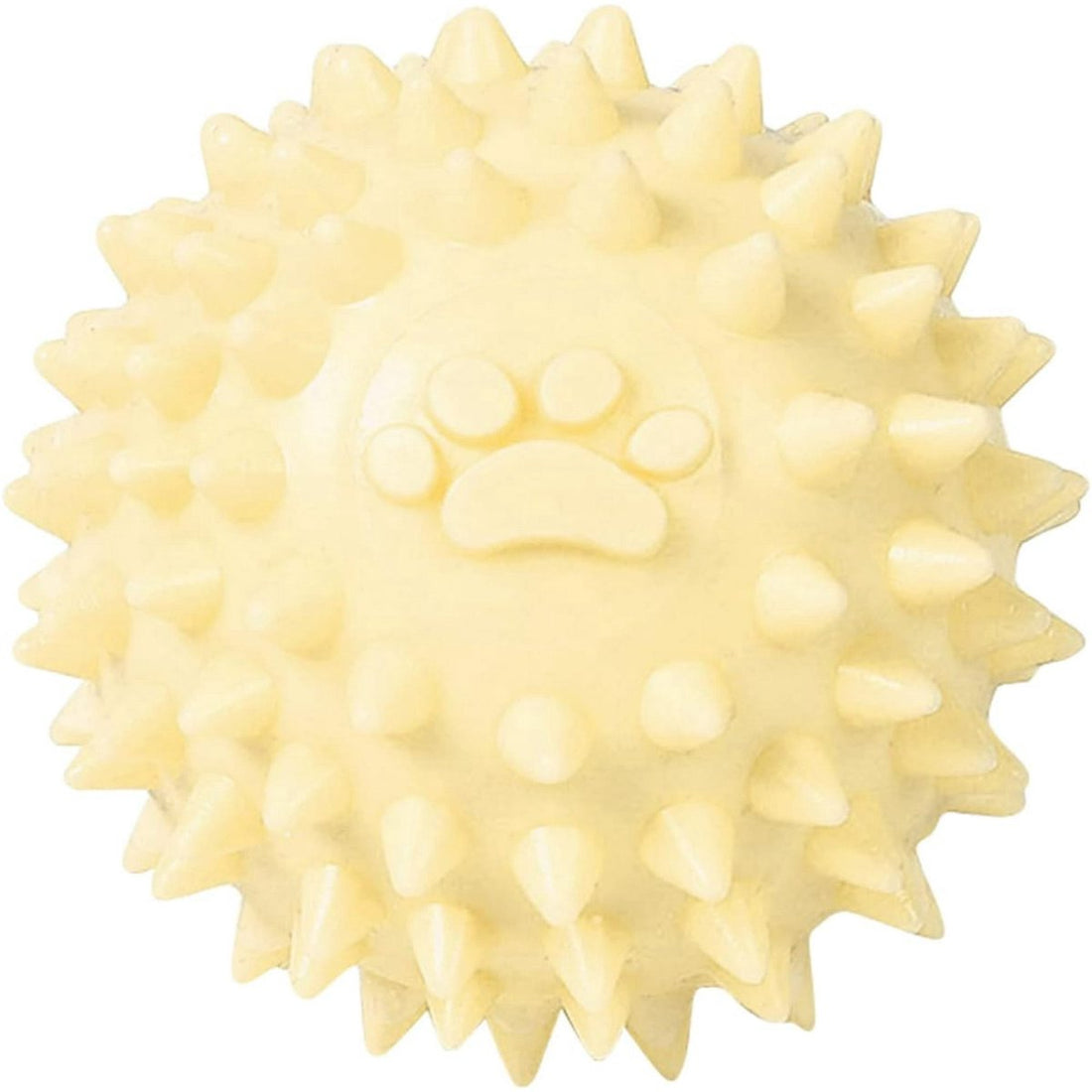 Dog Toy - TPR Spiky Ball, No Squeaker - Chew Toy - Long Lasting and Durable - Perfect for Dogs That Love to Chew - Puppy Training for Teething - Small Rubber Spike Toy