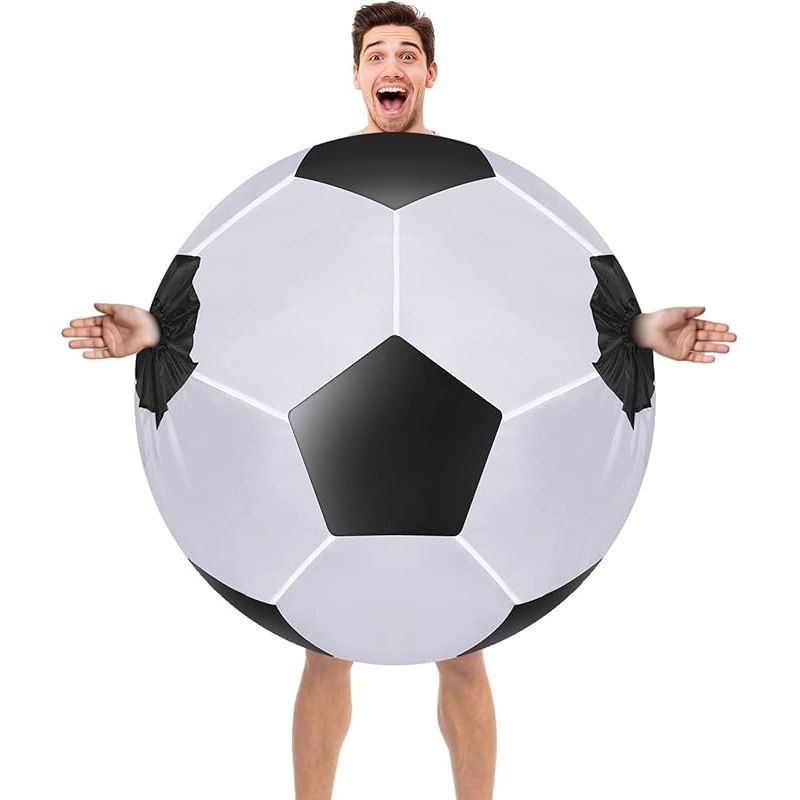Football Cartoon Costumes Air Model Inflatable Costume Funny Dress Up Props Halloween Party Clothes Adult One Size