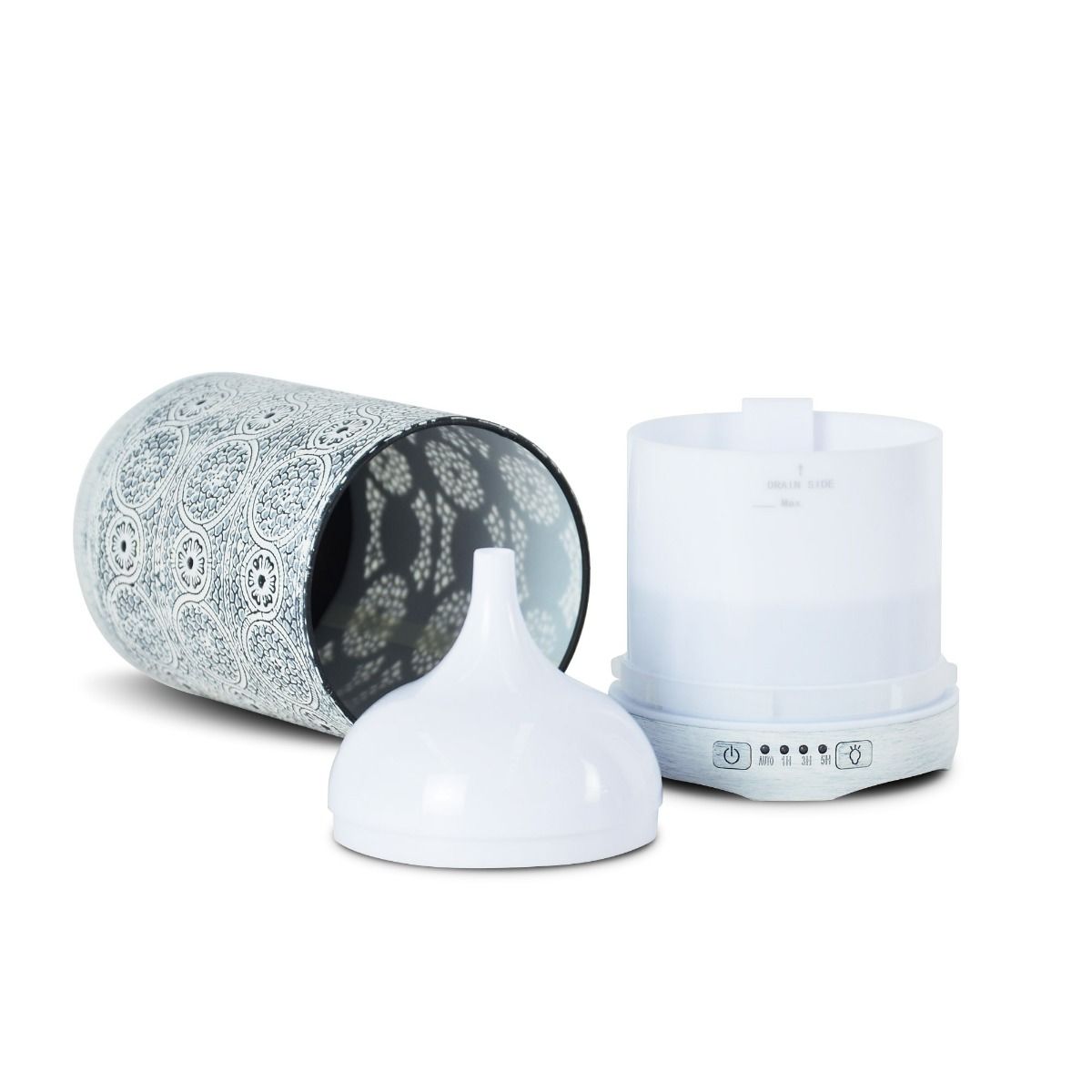 activiva 260ml Metal Essential Oil and Aroma Diffuser-Vintage White - VogueDecor.au