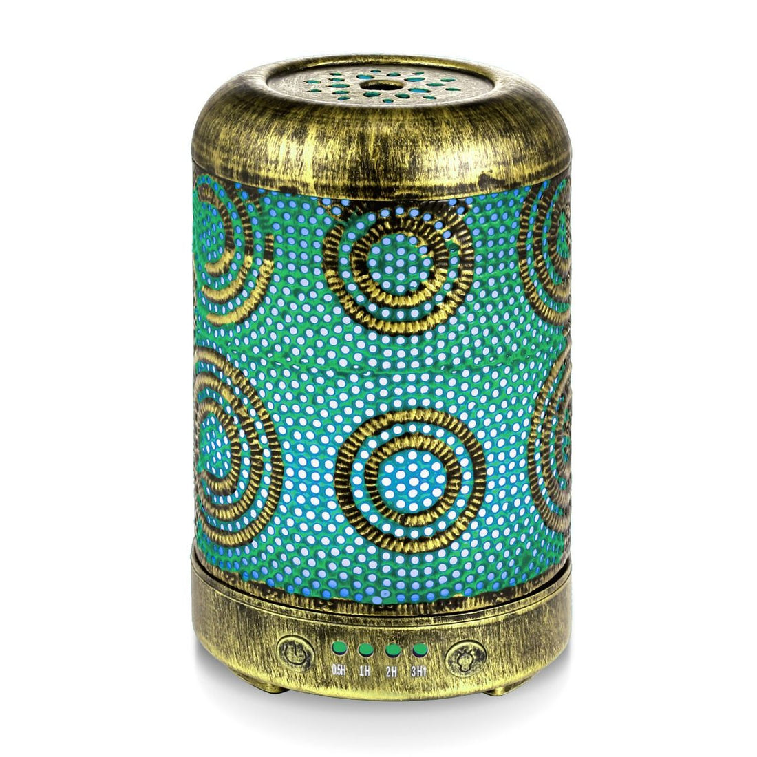 activiva 100ml Metal Essential Oil and Aroma Diffuser-Vintage Gold - VogueDecor.au