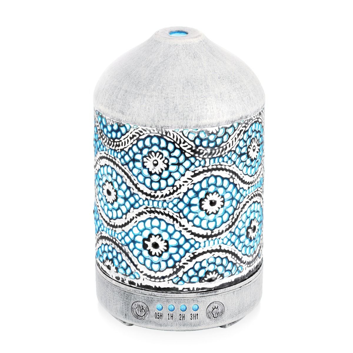 activiva 100ml Metal Essential Oil and Aroma Diffuser-Vintage White - VogueDecor.au