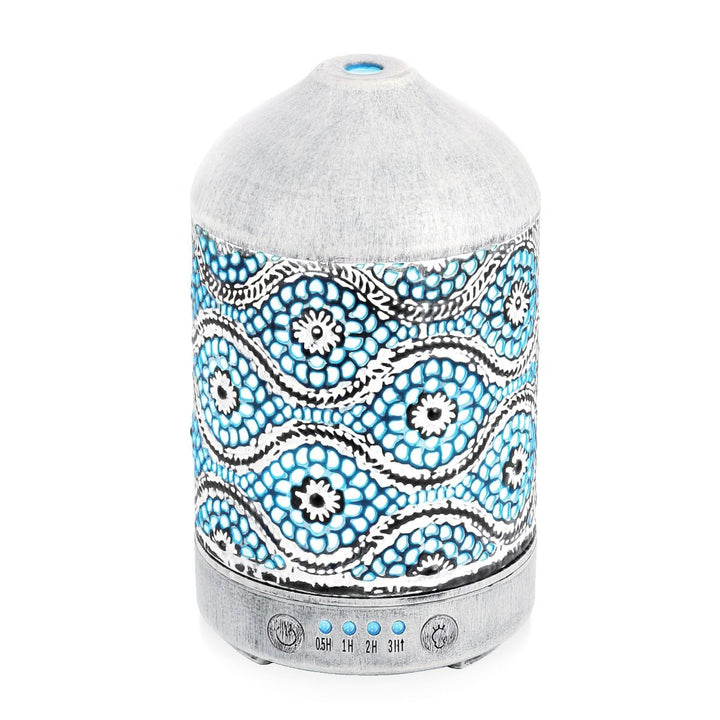 activiva 100ml Metal Essential Oil and Aroma Diffuser-Vintage White - VogueDecor.au