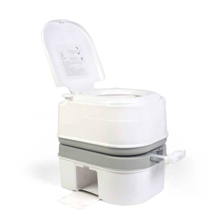 24L Portable Camping, Caravanning Toilet with Odour-Resistant Seal