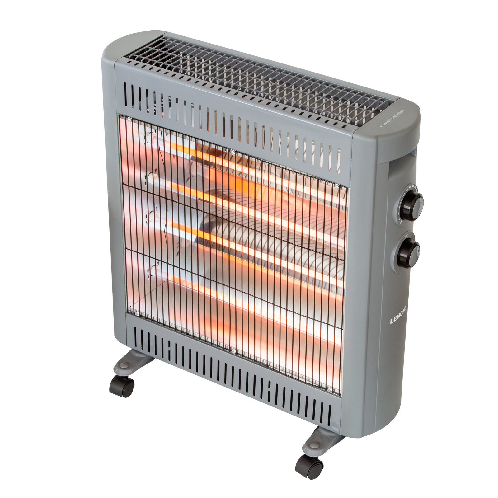 2200W Quartz Infrared Radiant Heater with Adjustable Thermostat and 2 Power Settings - VogueDecor.au
