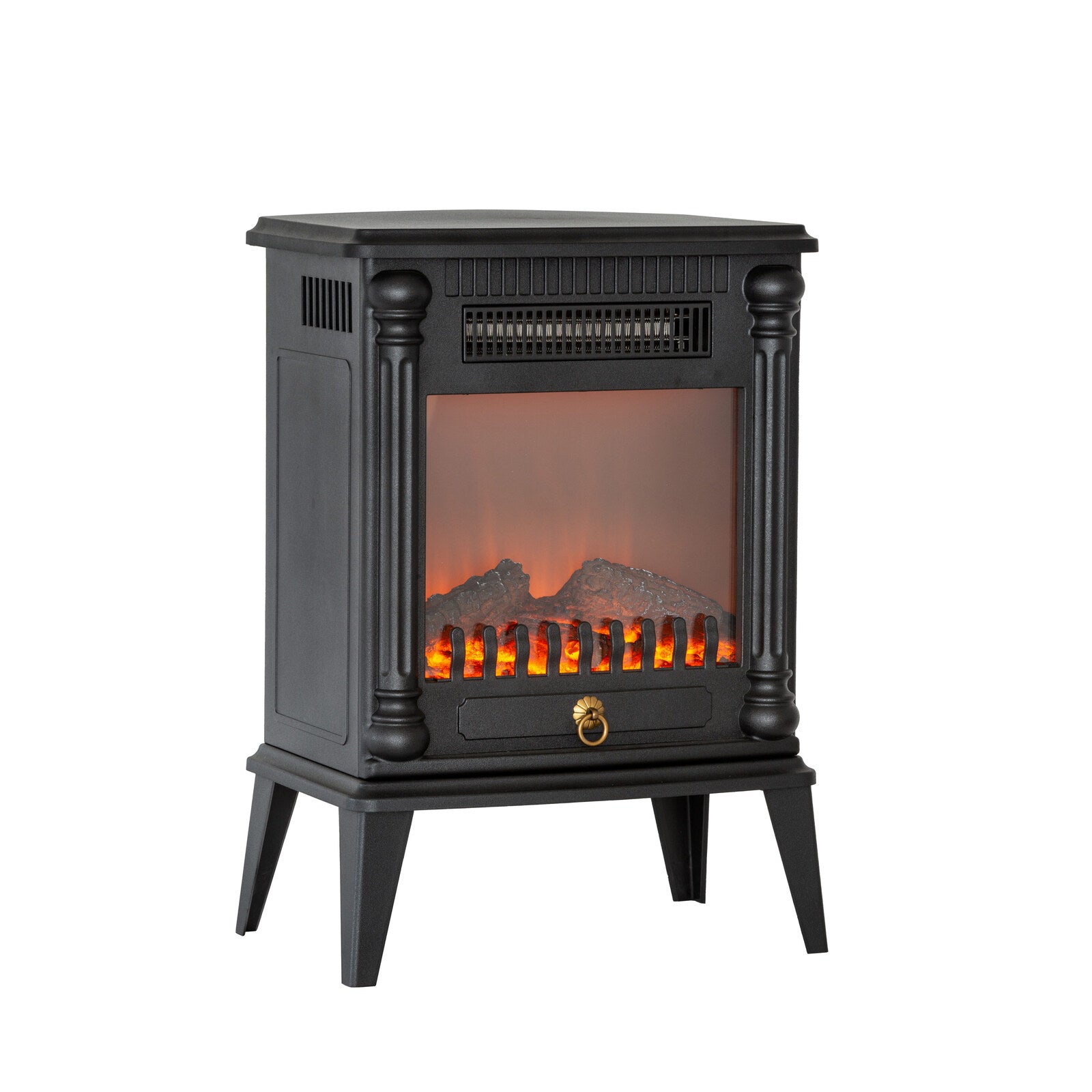 Electric Log Fireplace Heater with Overheat Protection - VogueDecor.au