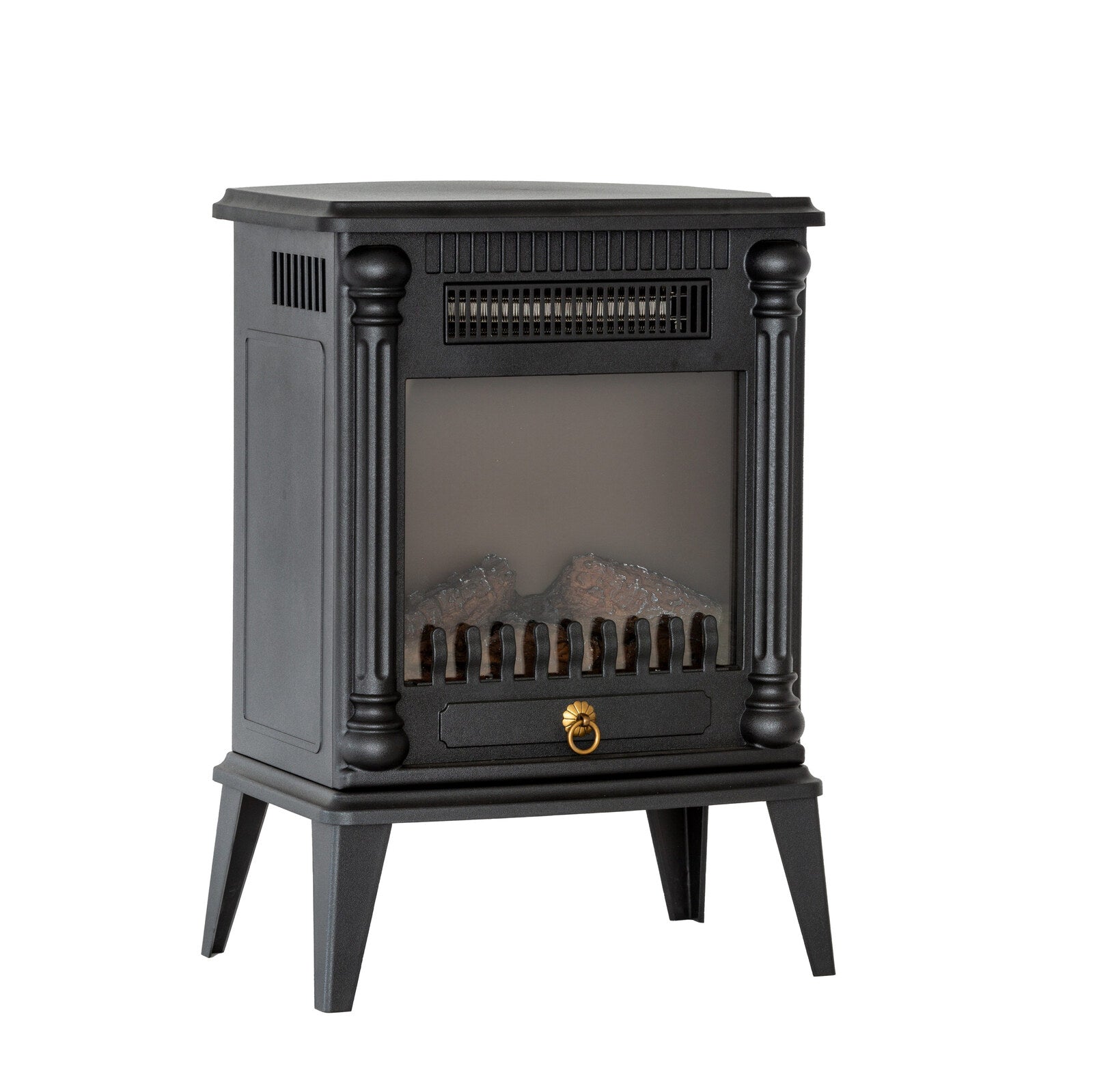 Electric Log Fireplace Heater with Overheat Protection - VogueDecor.au