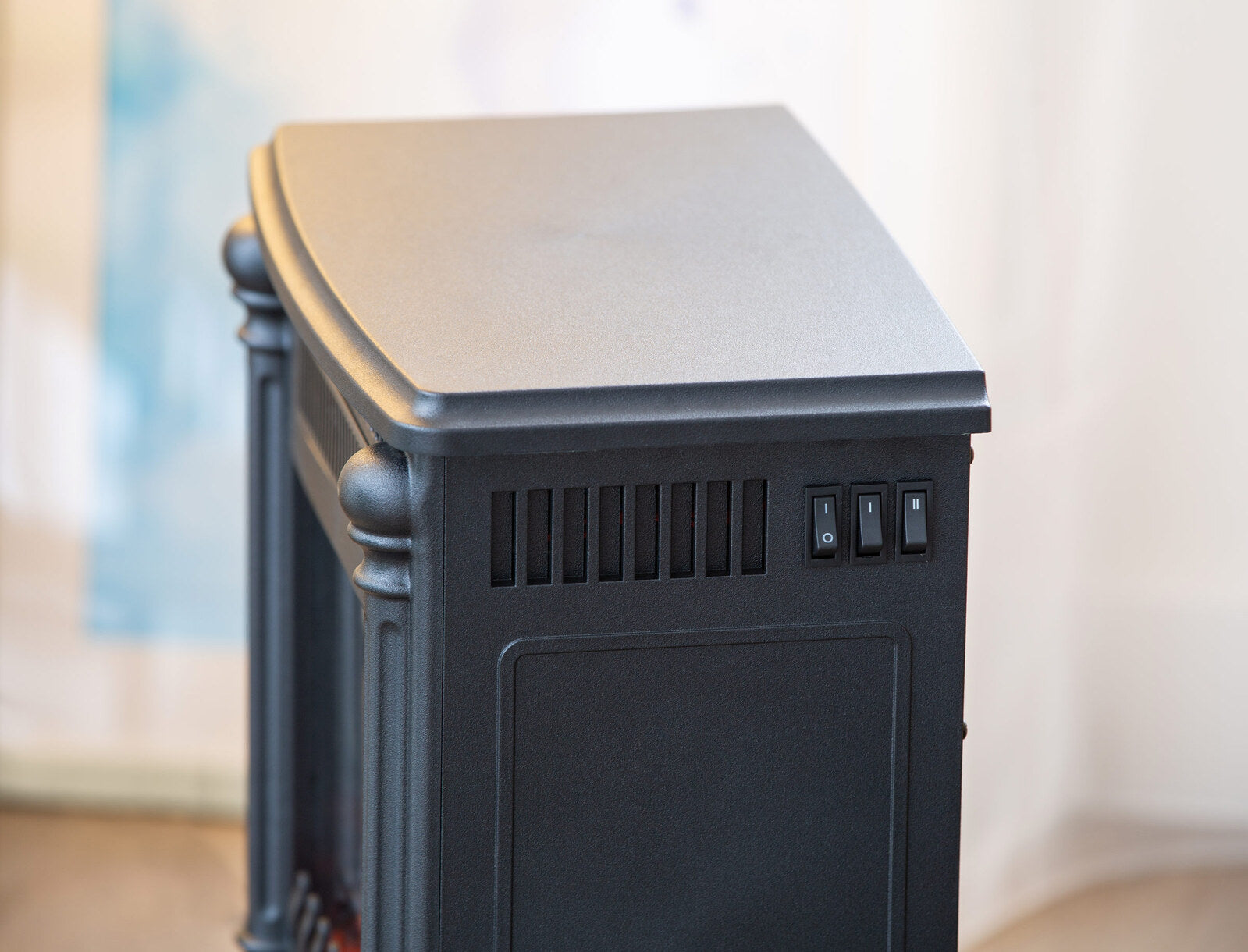 Electric Log Fireplace Heater with Overheat Protection - VogueDecor.au