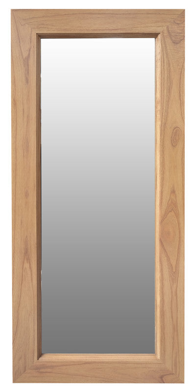 Manhattan Solid Timber Frame Standing Mirror - Nautral - VogueDecor.au