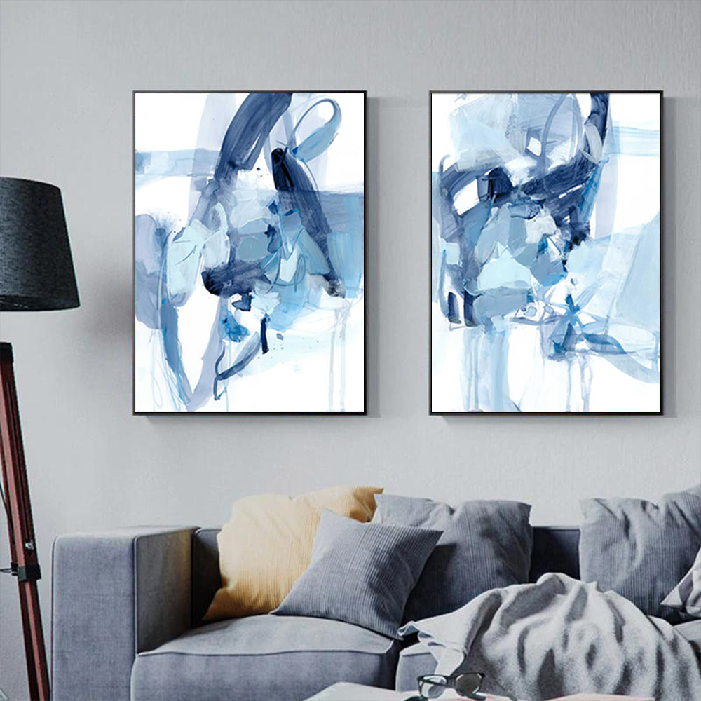 Wall Art 50cmx70cm Saturday Night 2 Sets Black Frame Canvas - VogueDecor.au