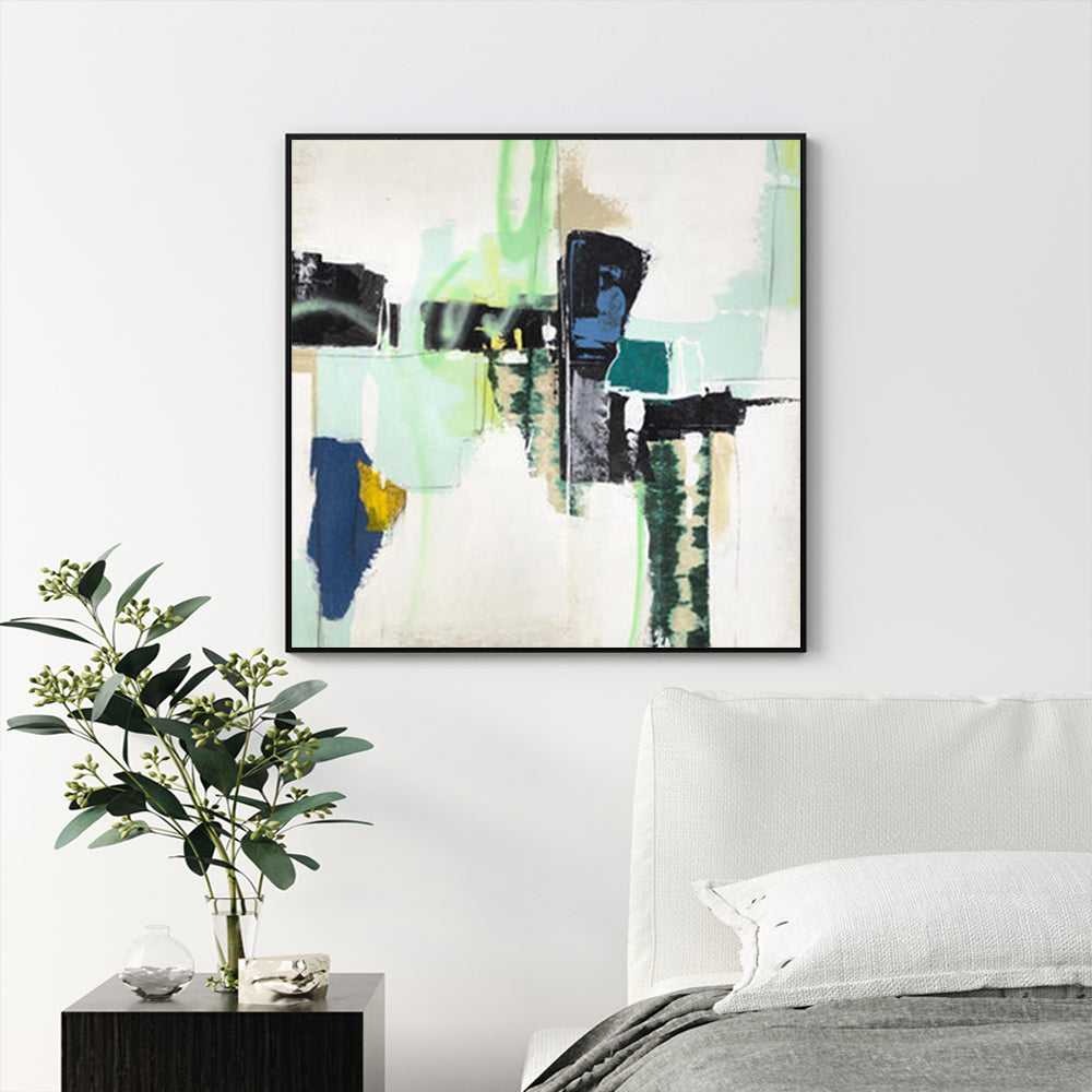 Wall Art 40cmx40cm Hard Truth Black Frame Canvas - VogueDecor.au