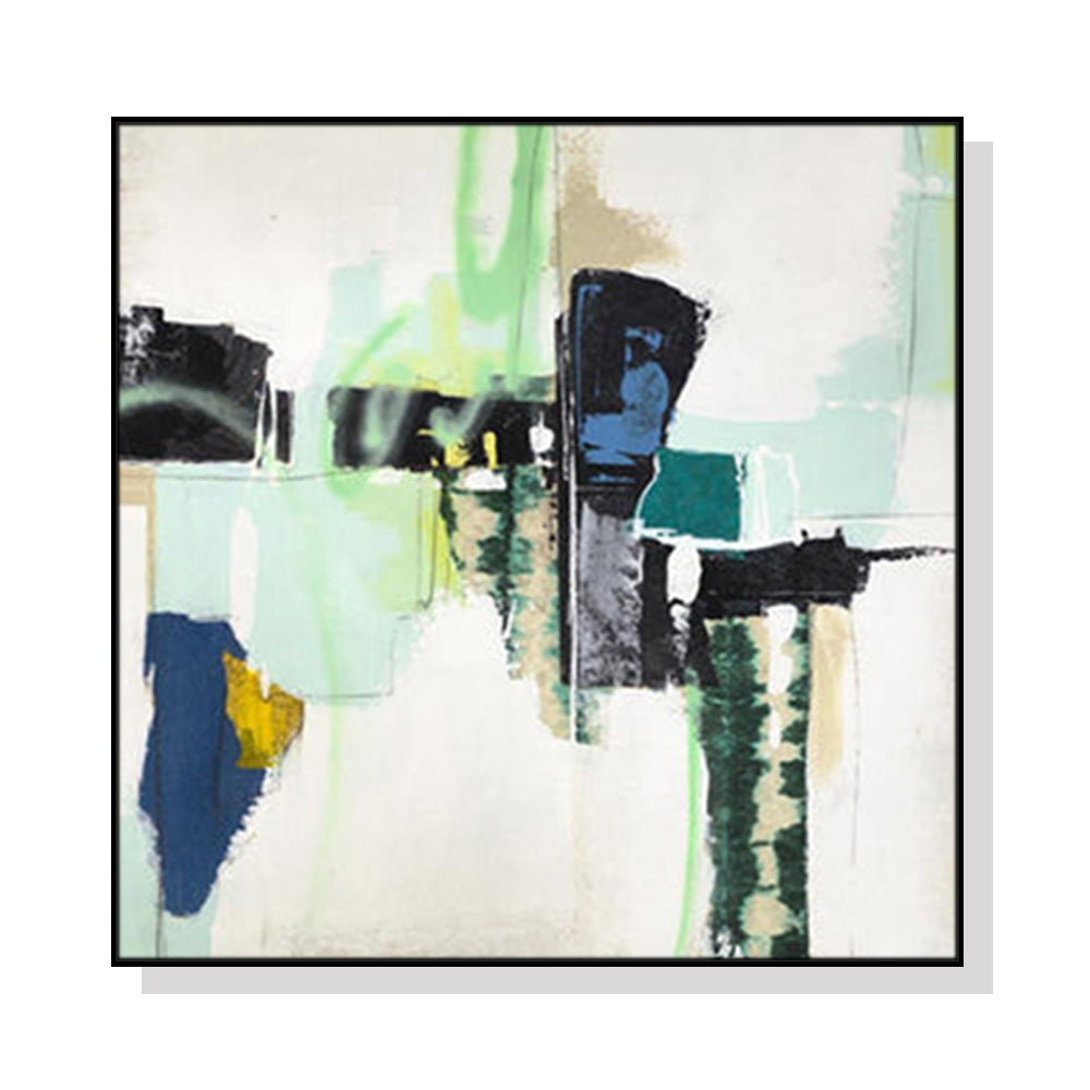 Wall Art 80cmx80cm Hard Truth Black Frame Canvas - VogueDecor.au