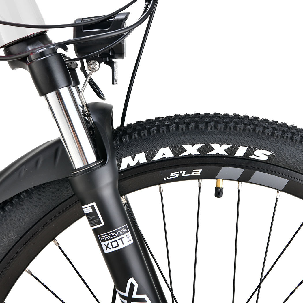 VALK MX7 Electric Bike, Medium frame Mountain ebike, White