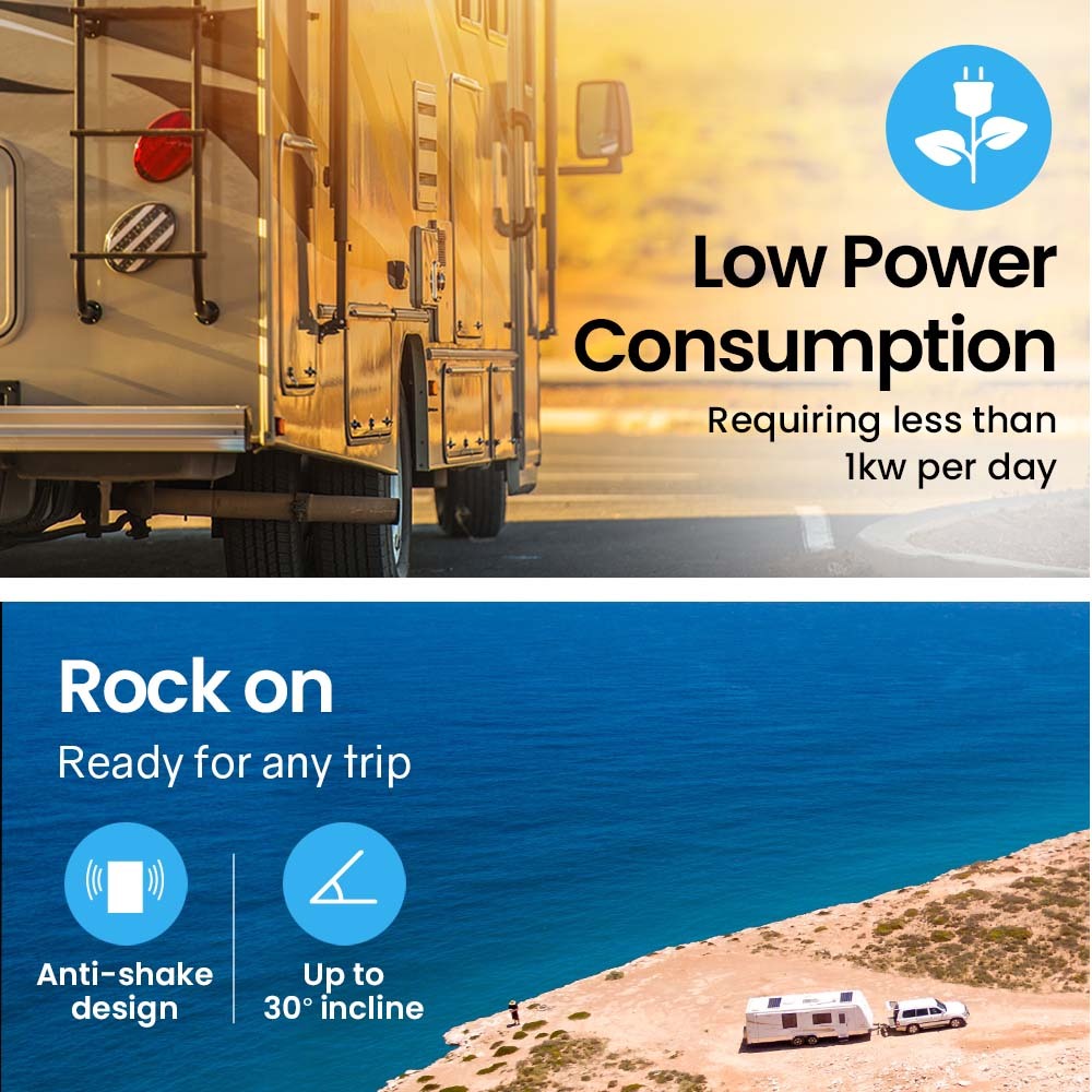 GECKO 95L Portable Upright Fridge Freezer Camping Caravans Bar Fridges Refrigerator 12V/24V/240V - VogueDecor.au