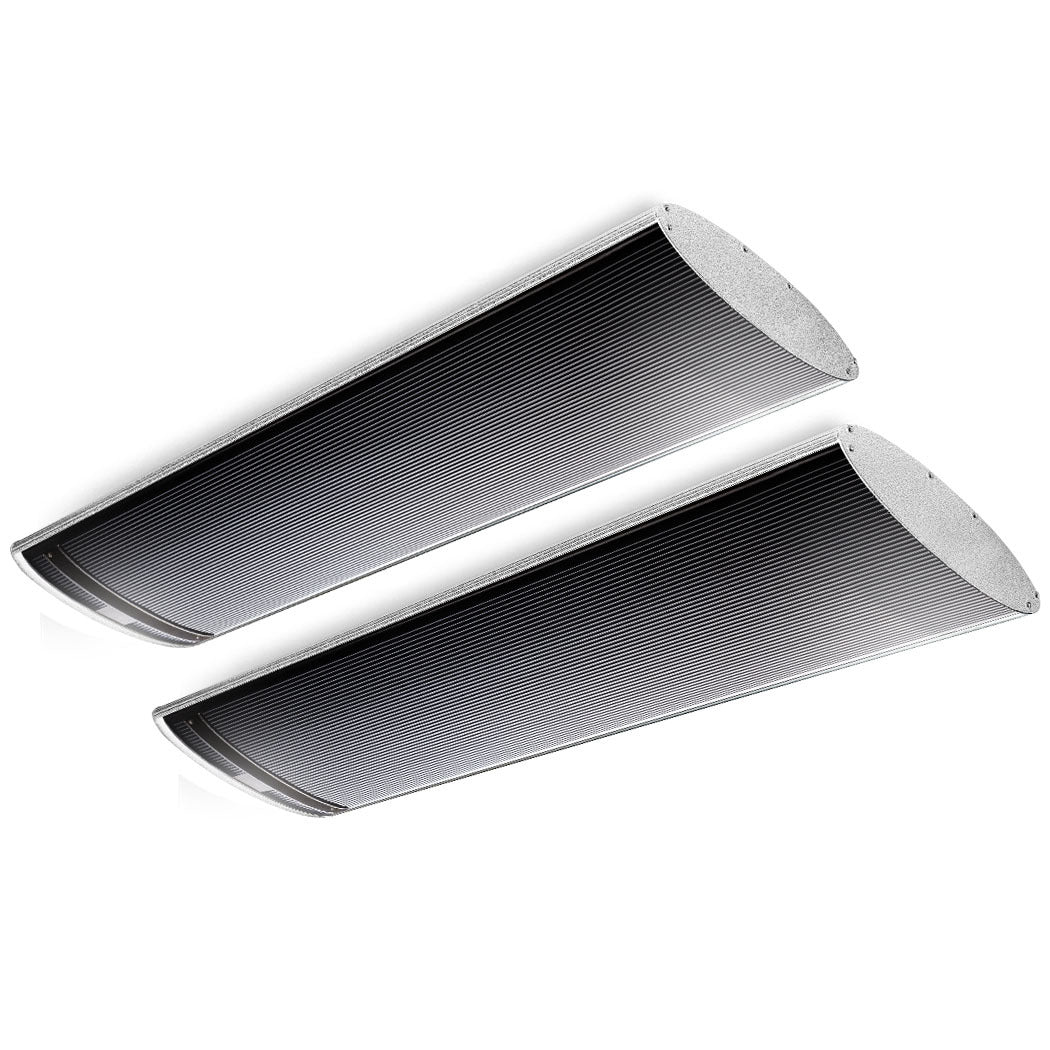 BIO Electric Outdoor Strip Heater Patio Radiant Panel Bar Wall Ceiling 2 X 2000W - VogueDecor.au