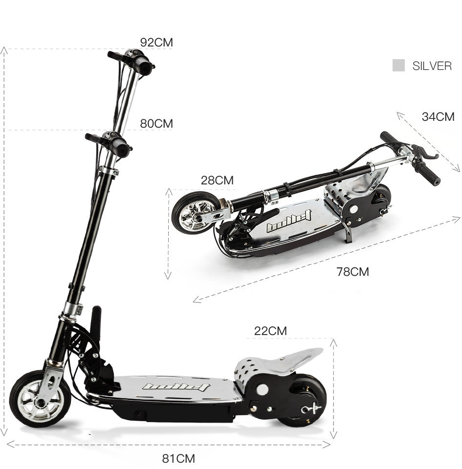 BULLET TRZ Electric Scooter 140W Adjustable and Foldable for both Adults / Kids