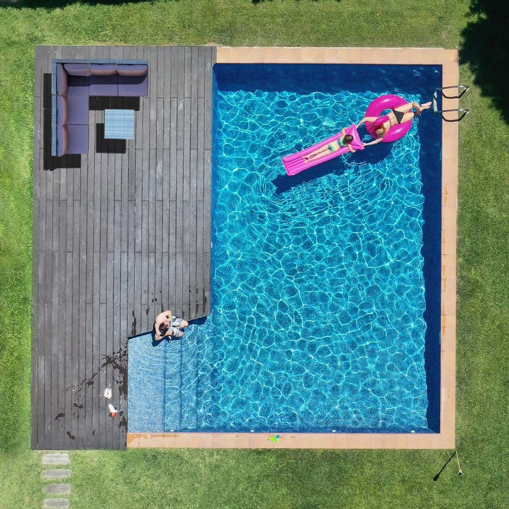 LONDON RATTAN 5 Seater Modular Outdoor Setting Lounge with Coffee Table, Grey - VogueDecor.au