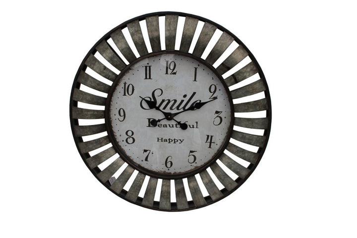 82cm Viking Metal Wall Clock - VogueDecor.au