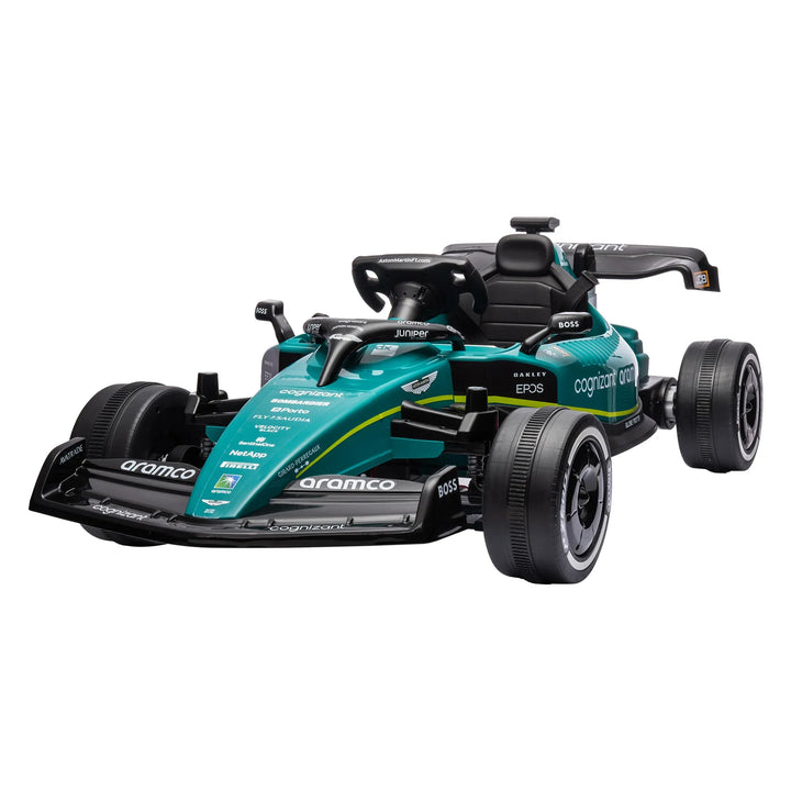 Kahuna Aston Martin Aramco F1 Licensed Electric Kids Ride On Race Car