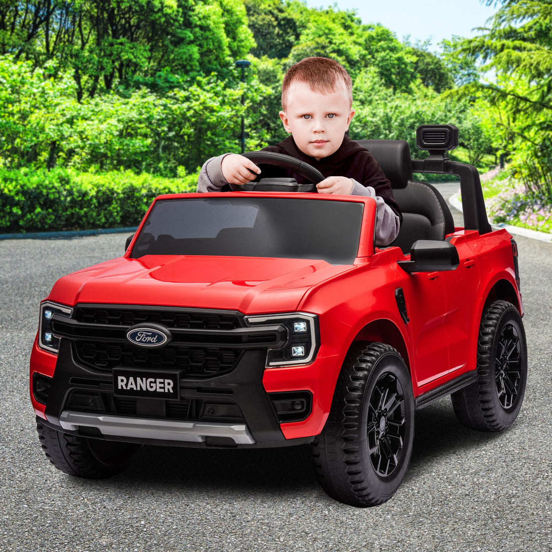 Kahuna Ford Ranger Electric Kids Ride On Car in Red