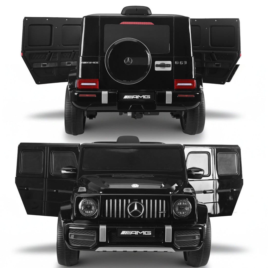 Kahuna Mercedes Benz AMG Licensed G63 Kids Electric Ride On Car Remote Control Dual 25W Motors Music Player LED Lights
