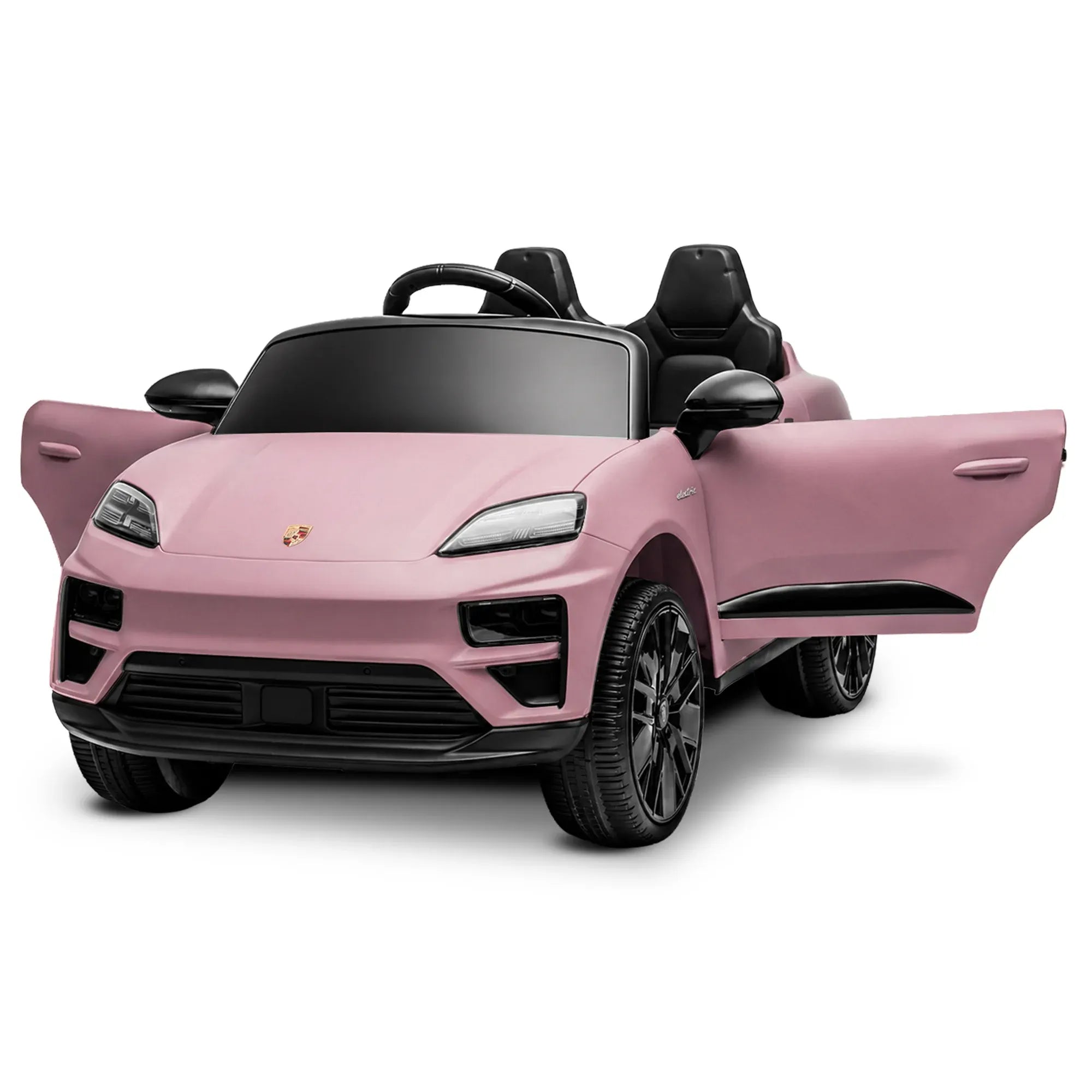 Kahuna Pink Porsche Macan Turbo EV Kids Ride On Car 12V Electric Car