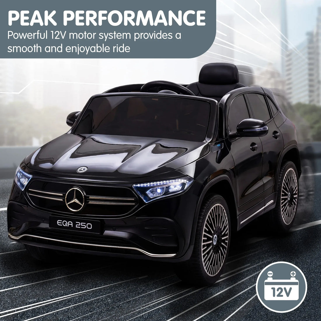 Kahuna Mercedes-Benz EQA 250 Kids 12V Electric Ride-On Car with Parental Remote Control