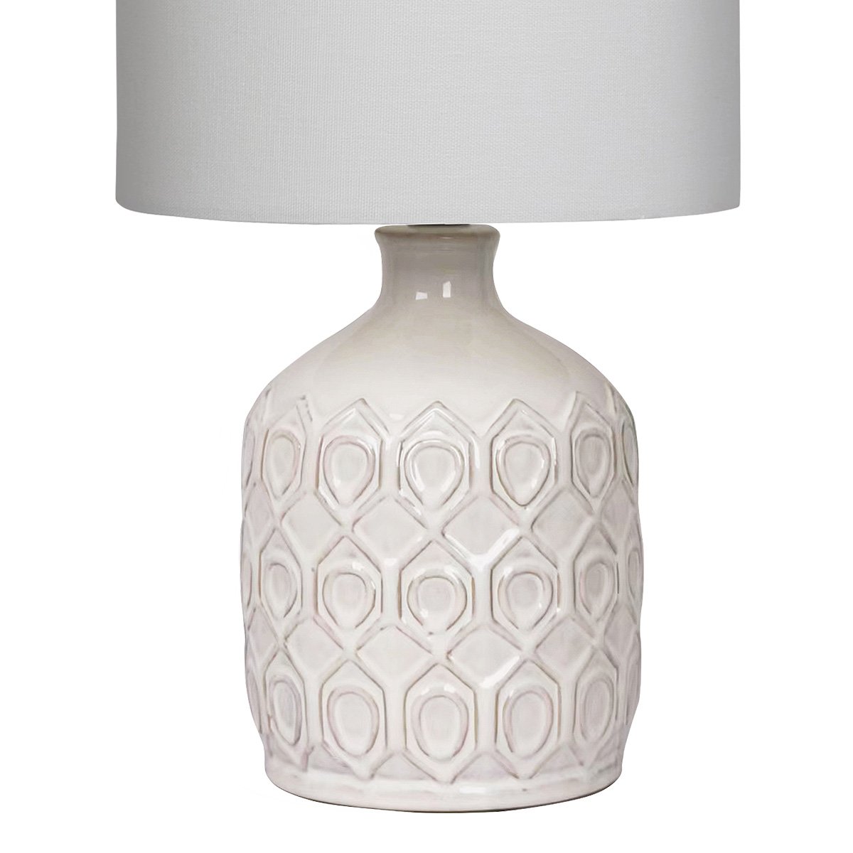 Sarantino Ceramic Table Lamp In Cream - VogueDecor.au