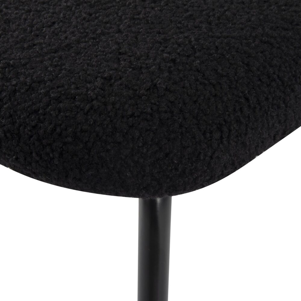 Charcoal Charm Armless Dining Chair Duo - VogueDecor.au
