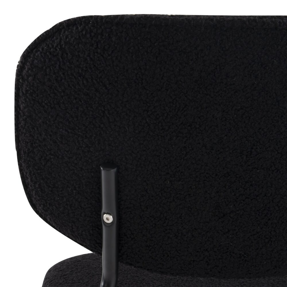 Charcoal Charm Armless Dining Chair Duo - VogueDecor.au