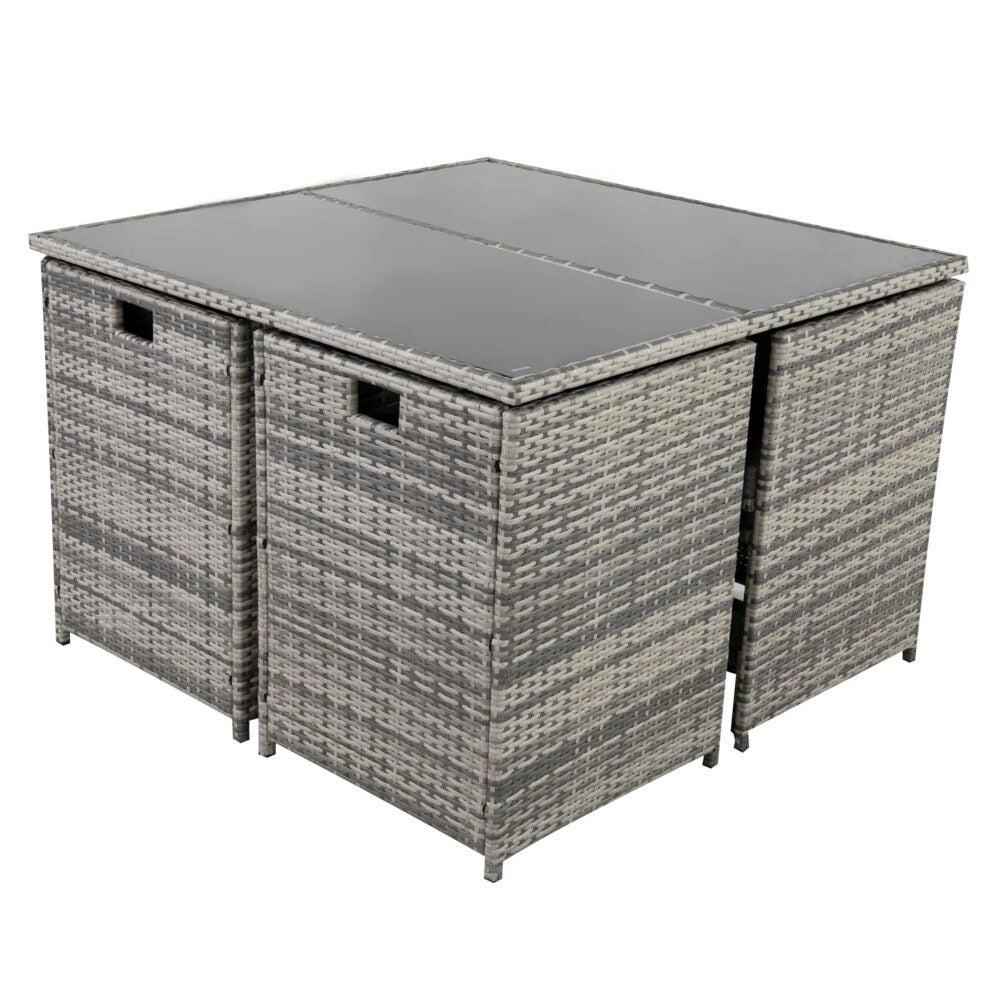 Horrocks 8 Seater Outdoor Dining Set-Grey - VogueDecor.au