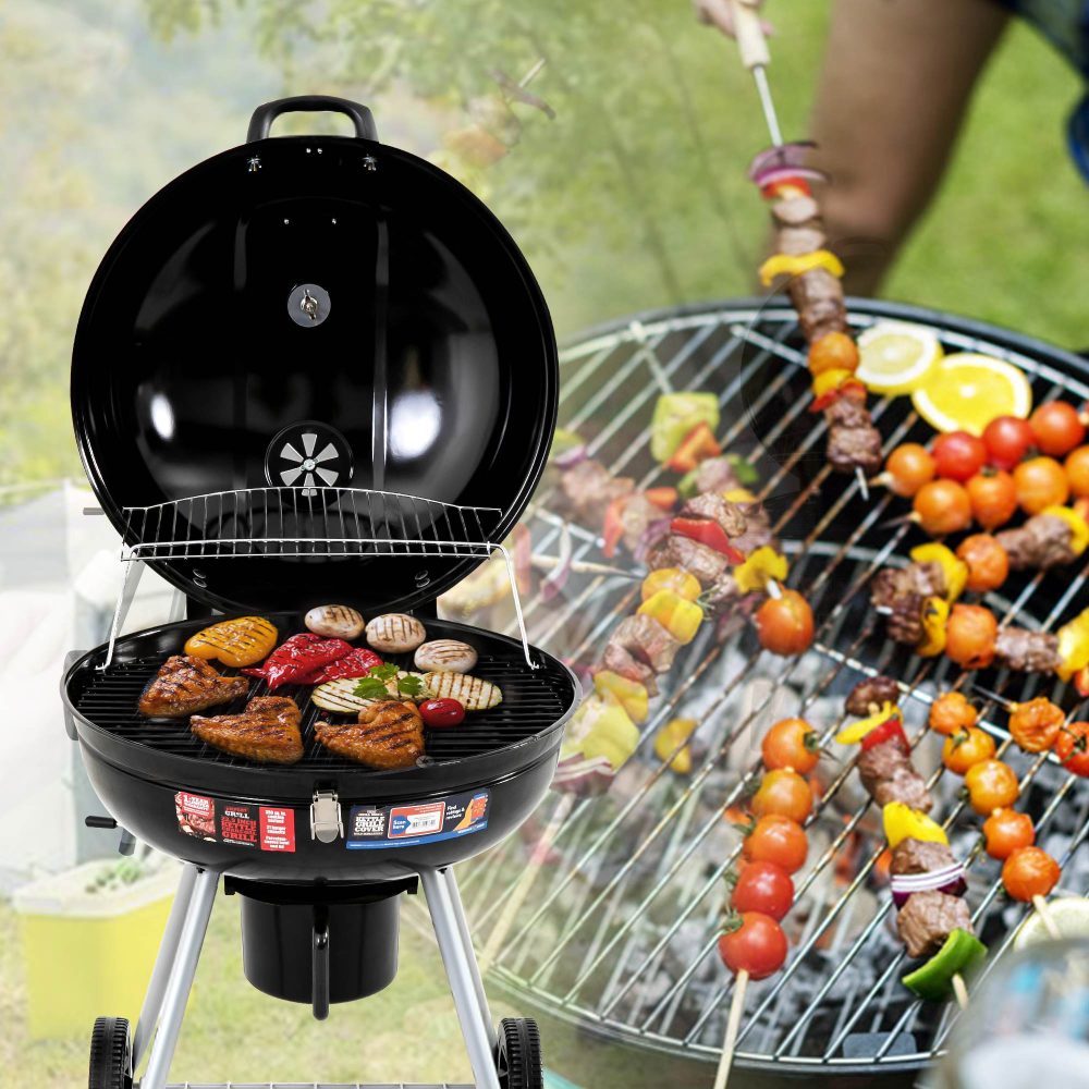 Outdoor BBQ Smoker Portable Charcoal Roaster - VogueDecor.au