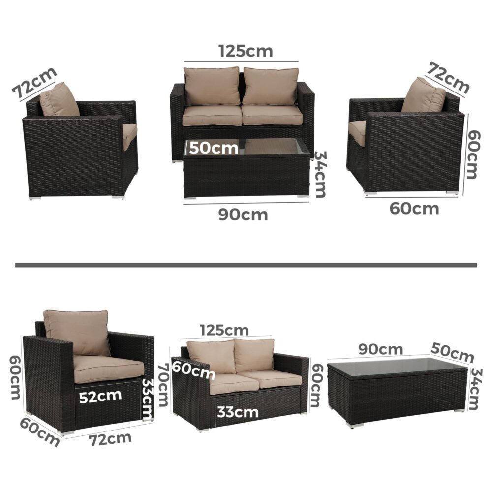Harmony Haven Outdoor Sofa Set - VogueDecor.au
