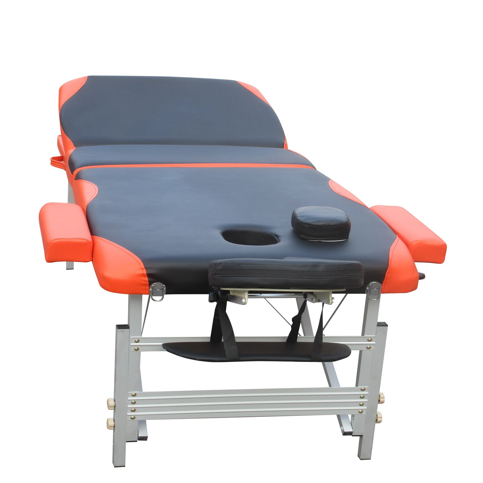 YES4HOMES 3 Fold 5 cm Thickness Foam Portable Aluminium Massage Table Massage Bed Beauty Therapy