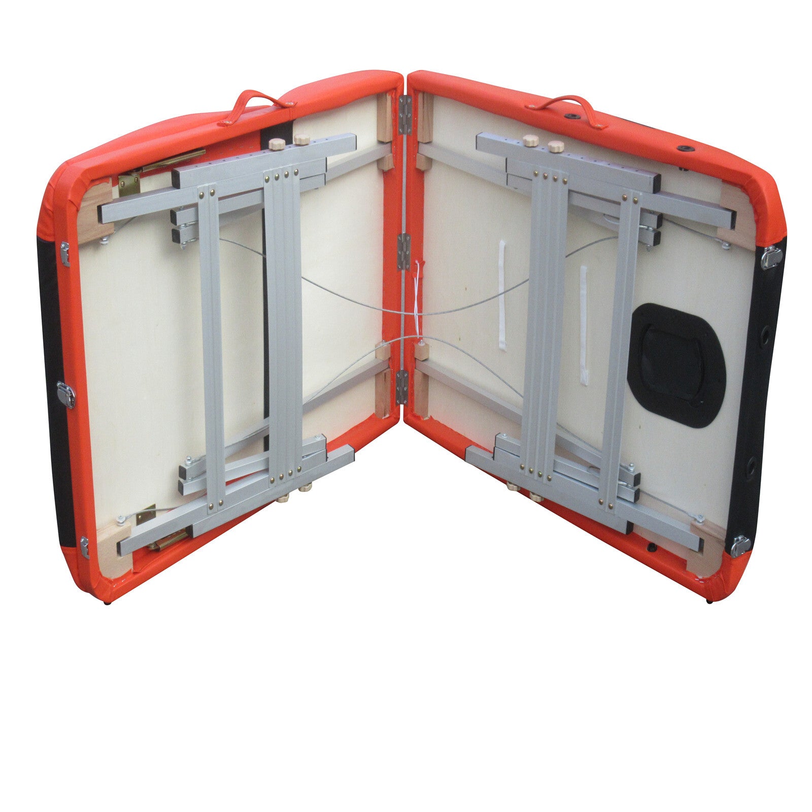 YES4HOMES 3 Fold 5 cm Thickness Foam Portable Aluminium Massage Table Massage Bed Beauty Therapy