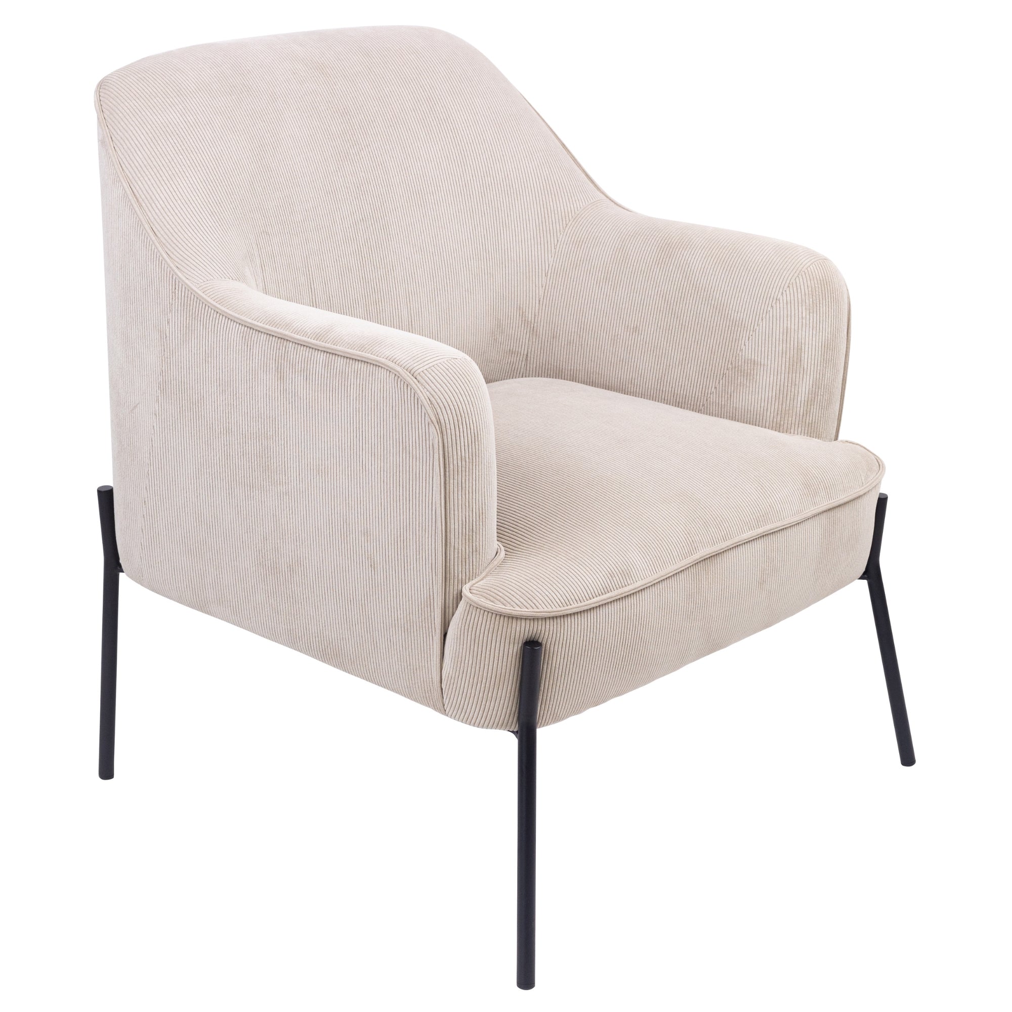 Leah Fabric Armchair Occasional Accent Arm Chair Silver - VogueDecor.au
