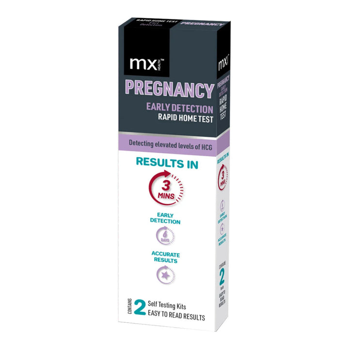 MX Health Pregnancy Midstream Test – 2 Tests - VogueDecor.au