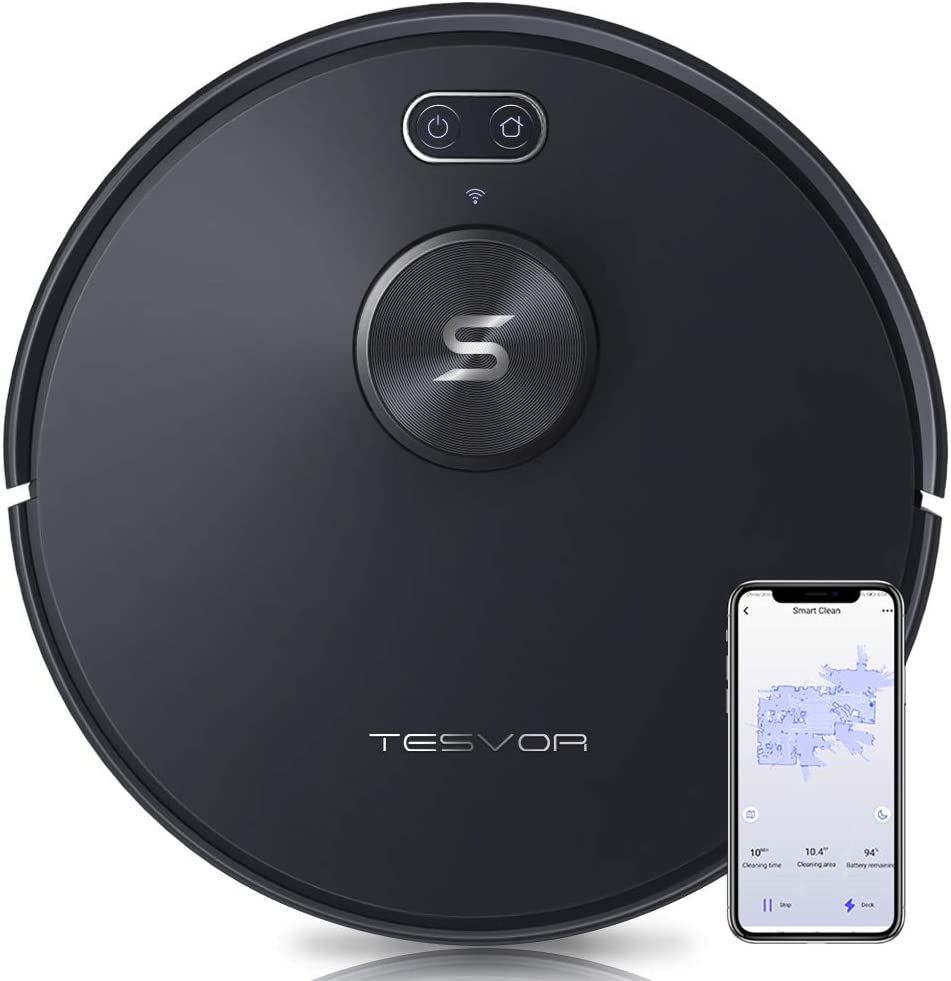 Tesvor S6+ Robot Vacuum Cleaner Mop 2700Pa With Laser Navigation - VogueDecor.au