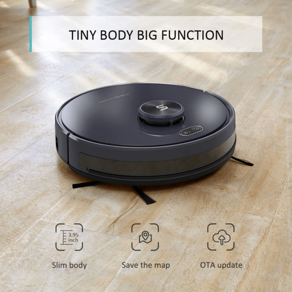 Tesvor S6+ Robot Vacuum Cleaner Mop 2700Pa With Laser Navigation - VogueDecor.au