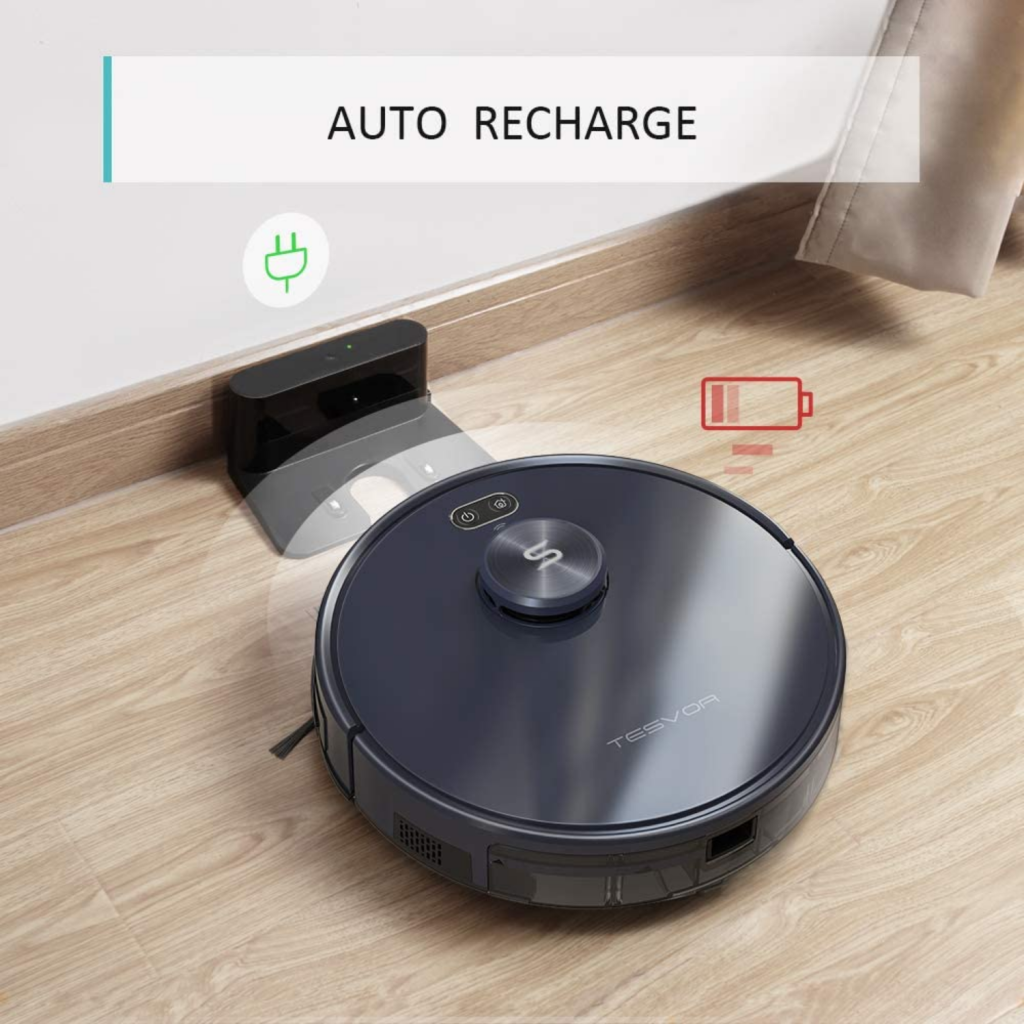 Tesvor S6+ Robot Vacuum Cleaner Mop 2700Pa With Laser Navigation - VogueDecor.au