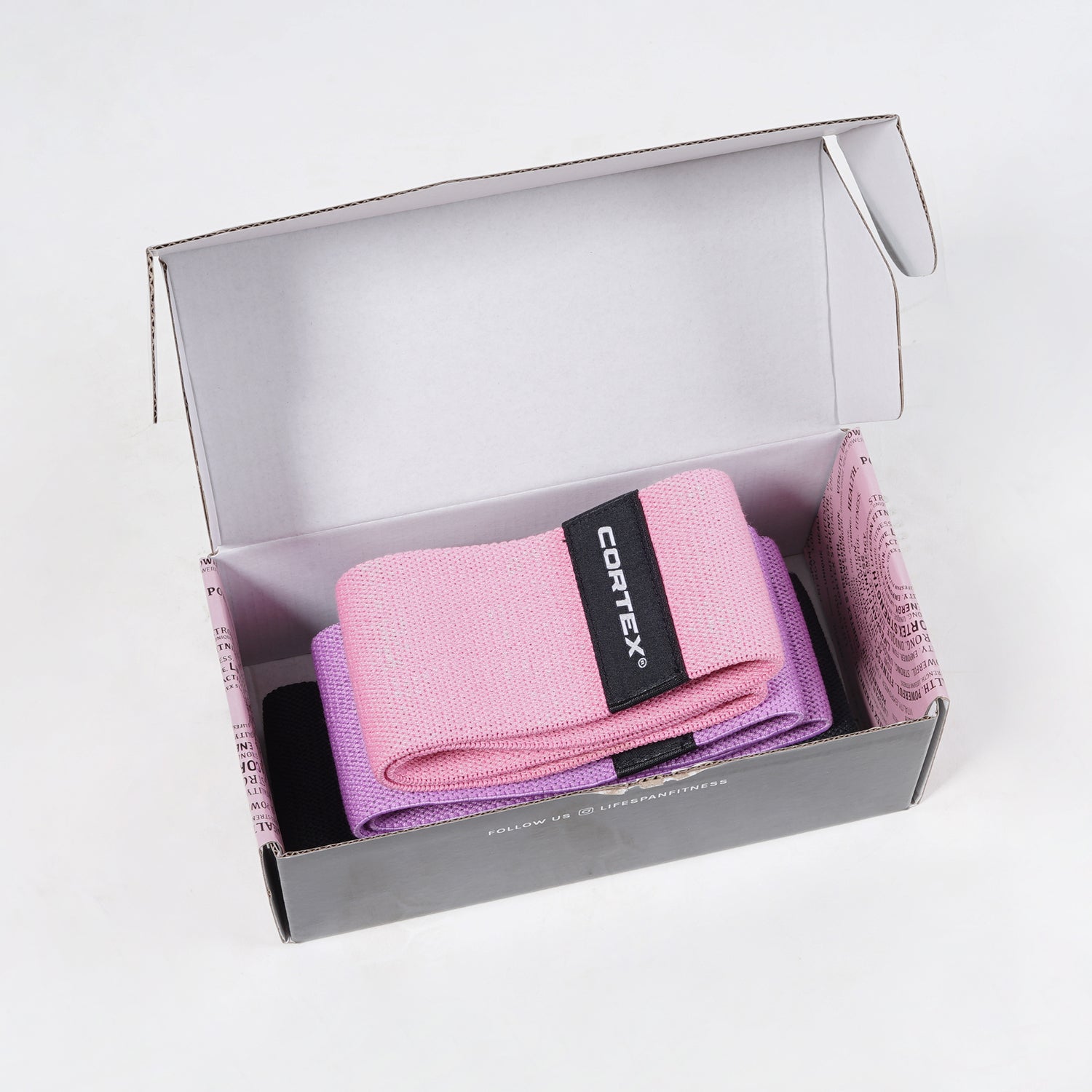 CORTEX FibraBands 3 Pack Micro Flat Resistance Bands 82mm - VogueDecor.au