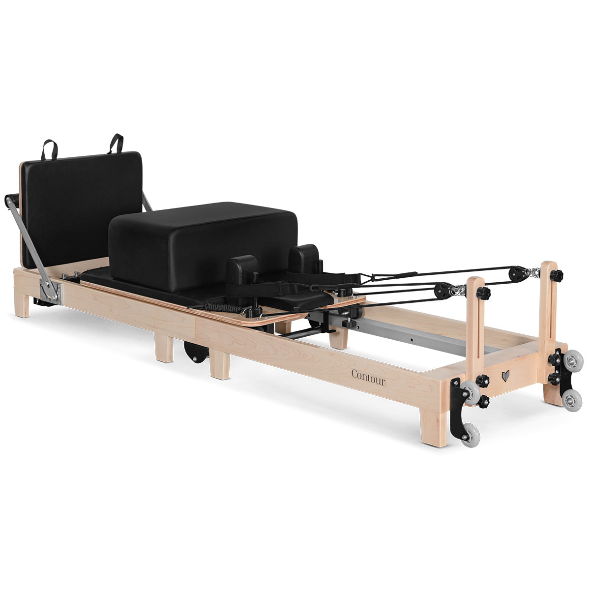 Lifespan Fitness Contour 2 Folding Wood Pilates Reformer Set - VogueDecor.au