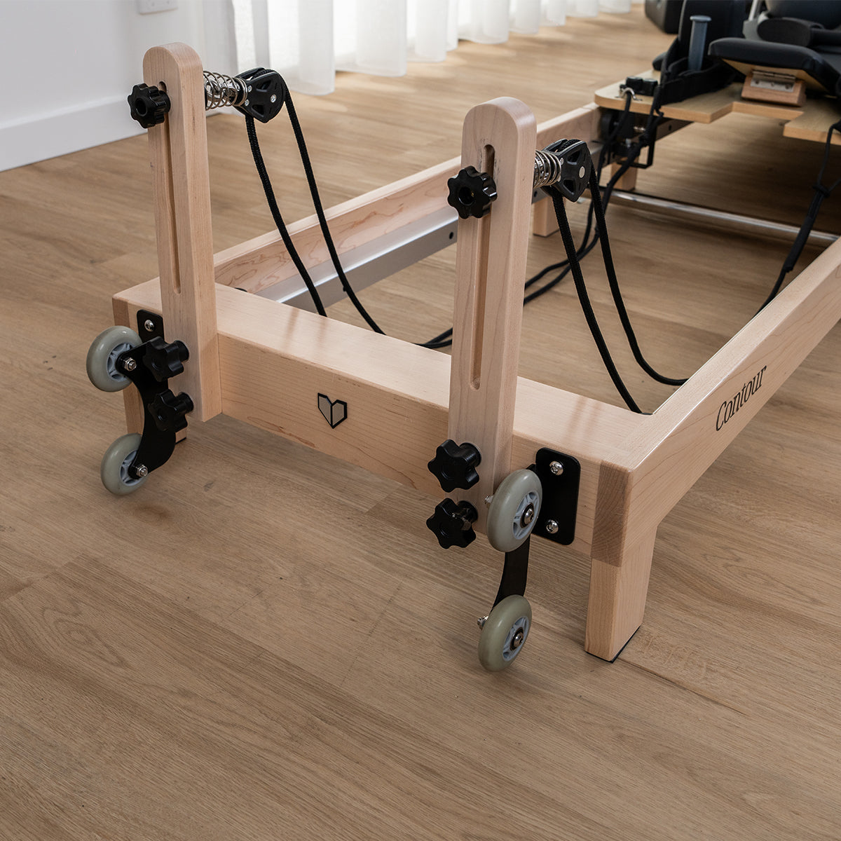 Lifespan Fitness Contour 2 Folding Wood Pilates Reformer Set - VogueDecor.au