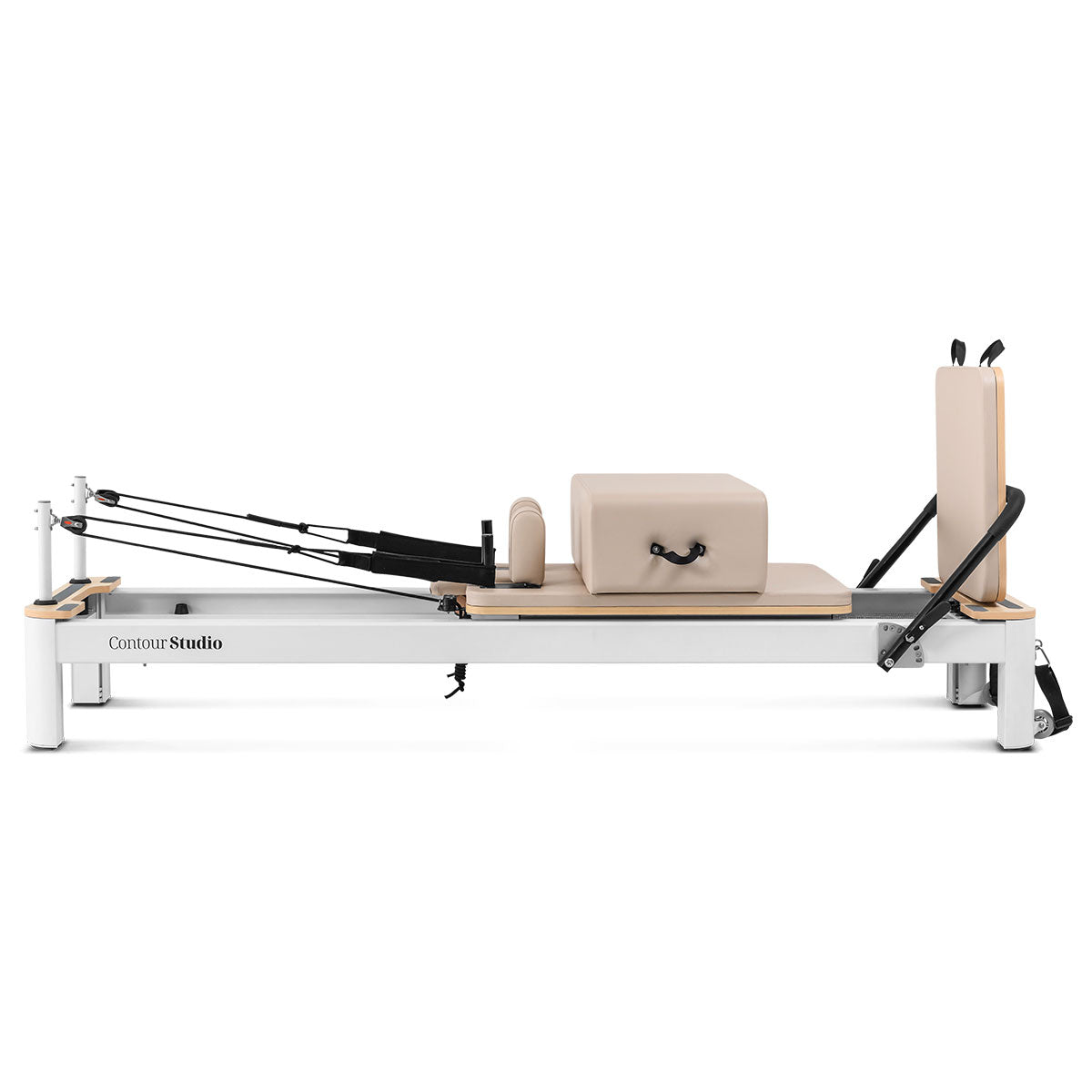 Lifespan Fitness Contour Studio Commercial Pilates Reformer Bed Set (Beige) - VogueDecor.au