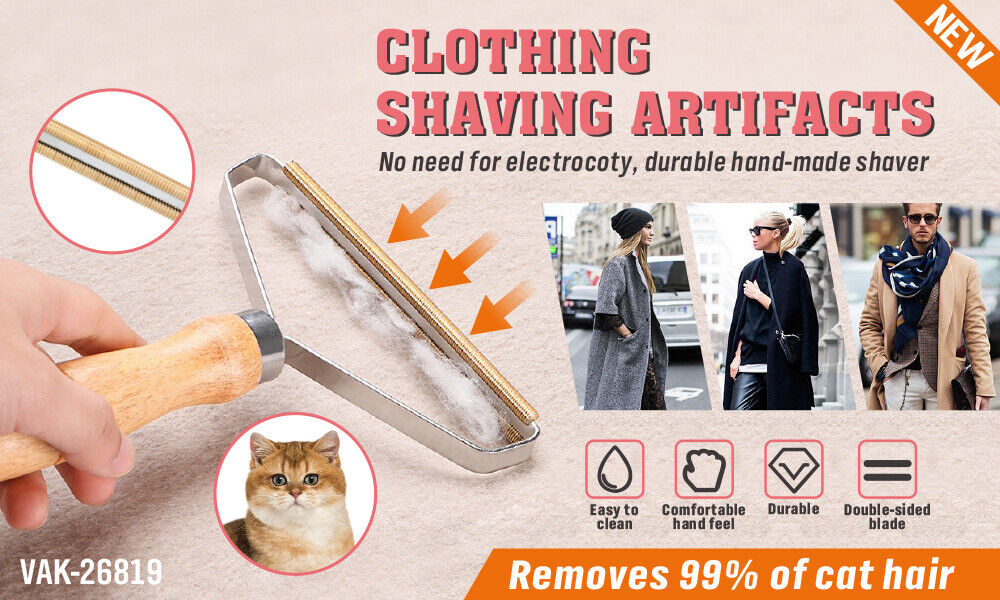 Lint Remover For Pet Hair Cat & Dogs Clothes Shaver Fabric Brush Wool Roller - VogueDecor.au