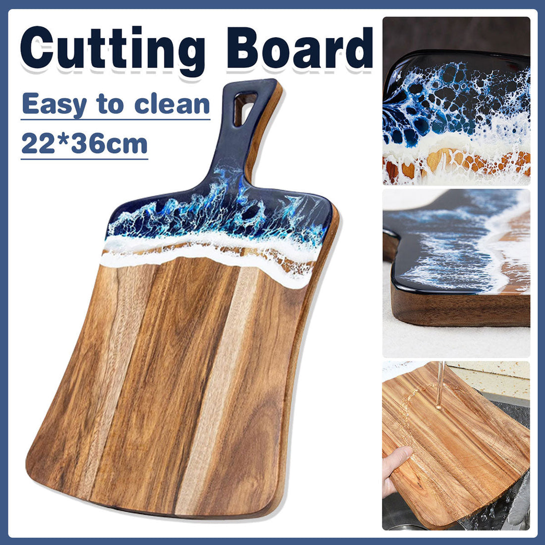 Wave Cutting Board Non Slip Chopping Board Kitchen Household Cutting Board
