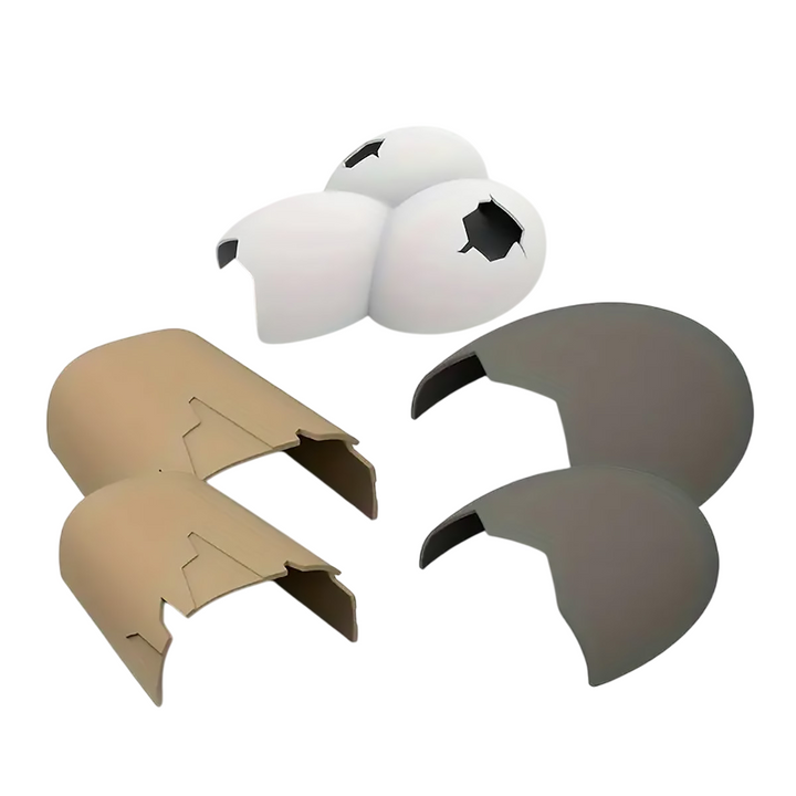 Reptile Hideout Plastic Cave Decorative Shelter for Lizard Snake Spider Habitat - Conjoined eggshell