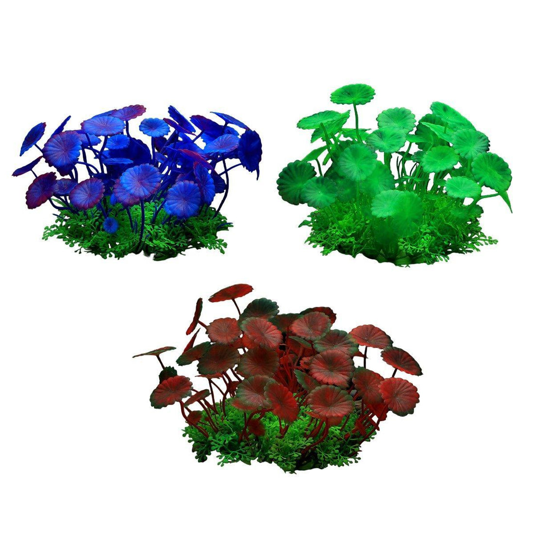 Artificial Water Grass Fish Tank Decoration Aquarium Landscape Simulation Plants - 04-3PCS