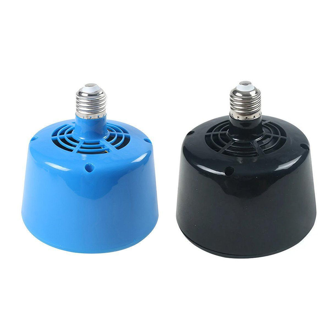 Cultivation Heating Lamp with Thermostat and Fan for Incubators Reptiles Eggs Coops - Black (5W-100W)