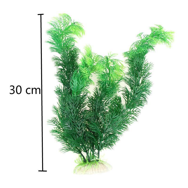 30cm Artificial Aquarium Plant Plastic Water Grass Decoration for Fish Tank